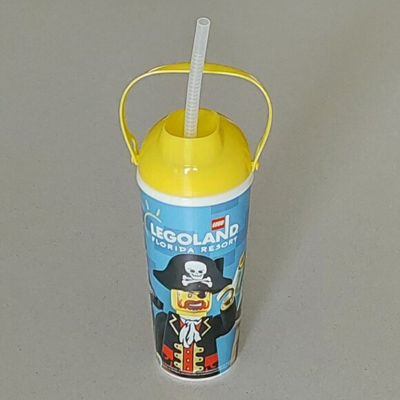 Legoland Whirley Drink Works Souvenir Cup with Straw & Handle - Picture 1 of 7